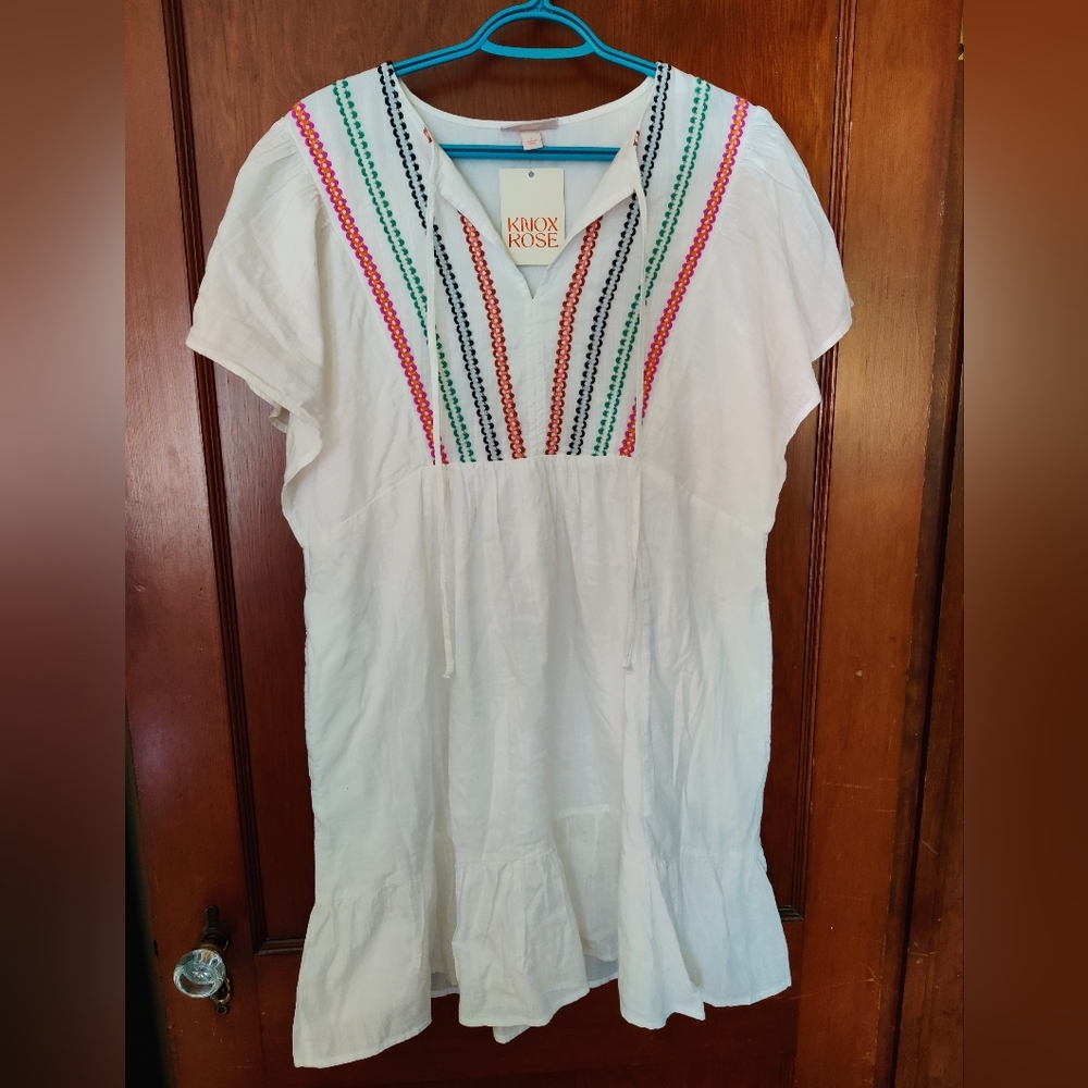 NWT Knox Rose Embroidered Dress